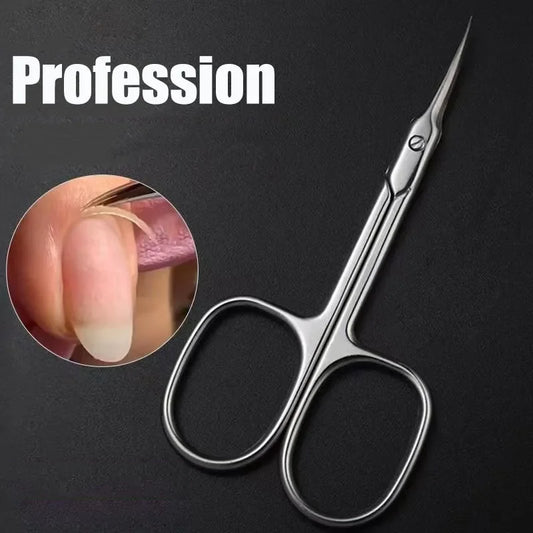 Stainless Steel Cuticle Scissors Dead Skin Remover Nail Art Cuticule Cutter Profession Nail Cuticle Clippers Manicure Supplies